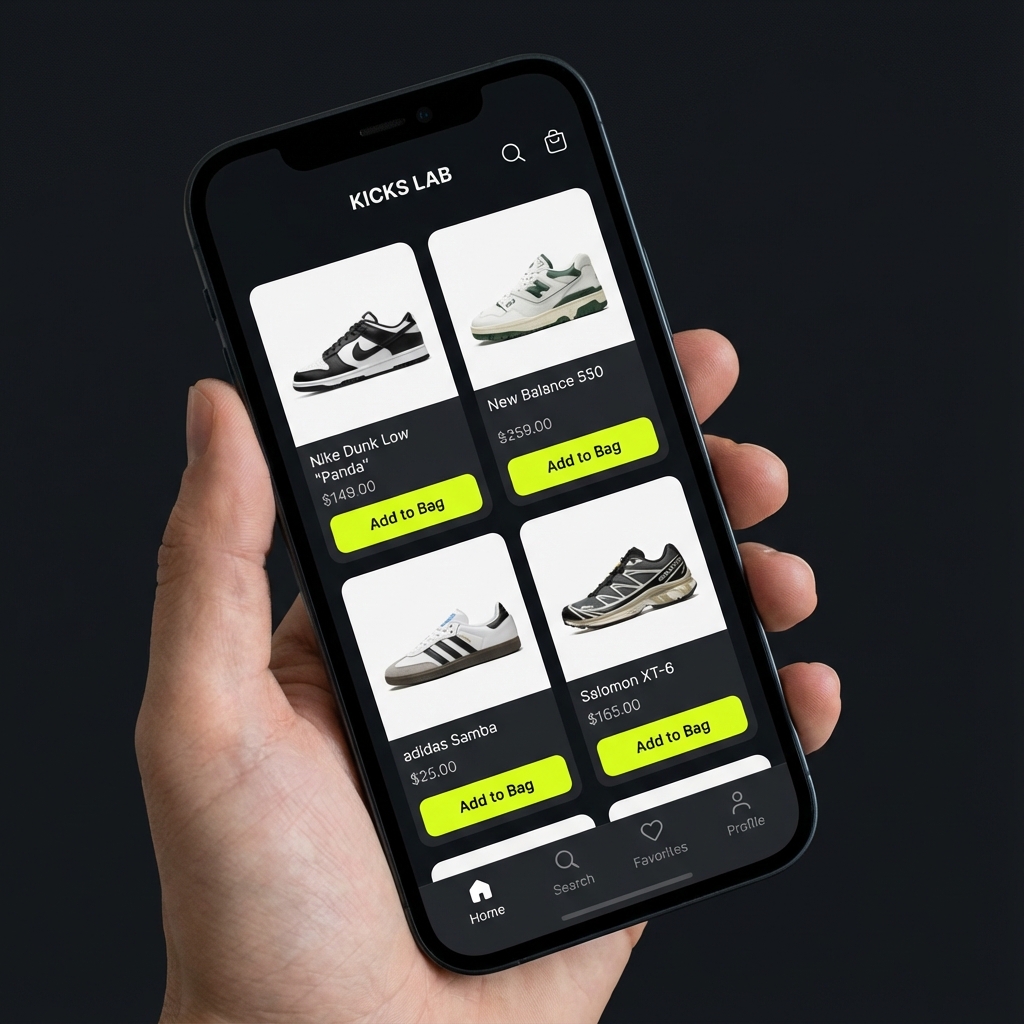 Shop Convergence App Interface