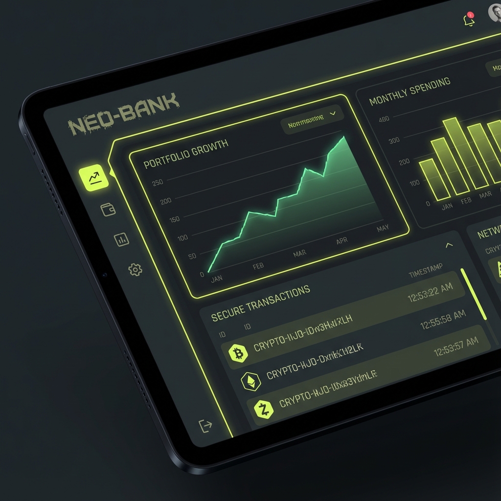 Secure Banking Platform Interface